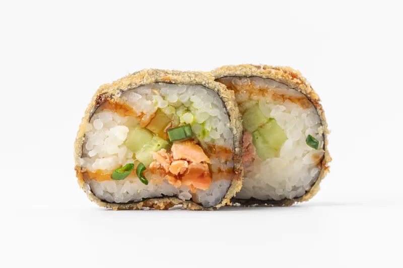 Futomaki teriyaki salmon