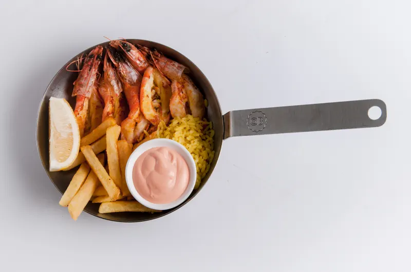 Pan o`prawns