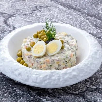 Оливье с мясом