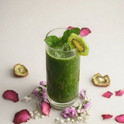 Spinach Kiwi Refresher (киви,шпинат,яблоко,мед)